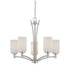 Elk Thomas Pittman 24 Inch Wide 5 Light Chandelier in Brushed Nickel Model: 190041217