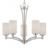 Elk Thomas Pittman 24 Inch Wide 5 Light Chandelier in Brushed Nickel Model: 190041217