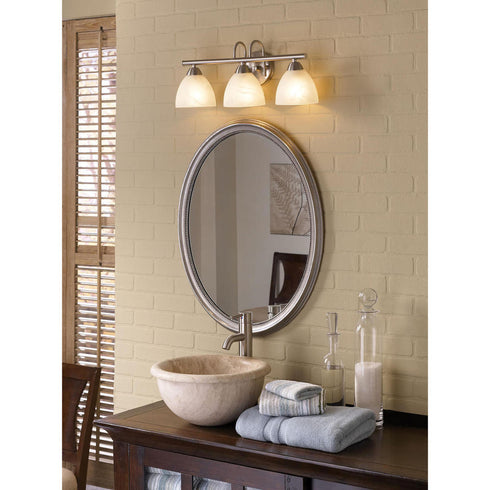 Elk Thomas Tia 22.5 Inch Wide 3 Light Vanity Light in Matte Nickel Model: 190017117