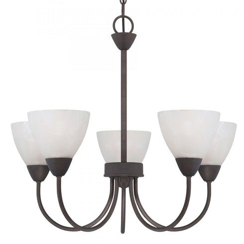 Elk Thomas Tia 22.5 Inch Wide 9 Light Chandelier in Painted Bronze Model: 190006763