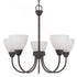 Elk Thomas Tia 22.5 Inch Wide 9 Light Chandelier in Painted Bronze Model: 190006763