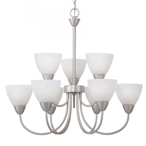 Elk Thomas Tia 25.98 Inch Wide 5 Light Chandelier in Matte Nickel Model: 190036117