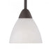 Elk Thomas Tia 5.25 Inch Wide 1 Light Mini Pendant in Painted Bronze Model: 190056763