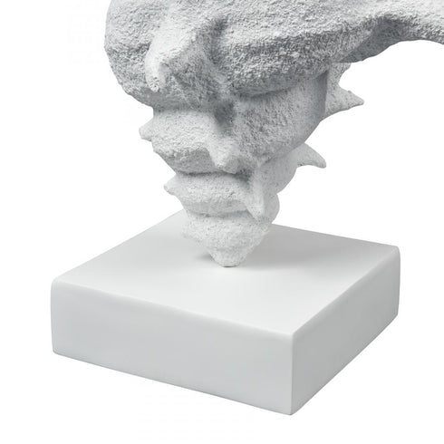 Elk Tigertail Shell in Textured White Model: S0037-11316
