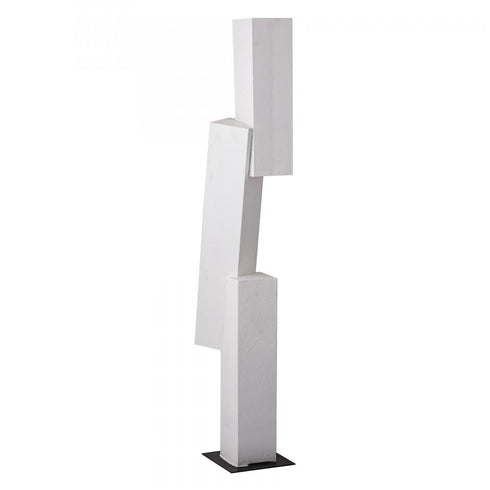 Elk Tilt Floor Sculpture in Plaster White Finish Model: H0897-10536