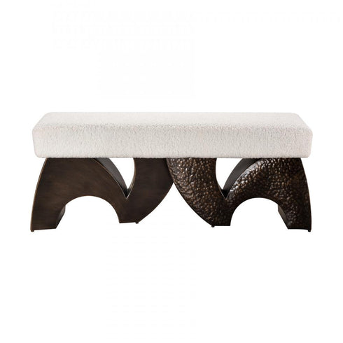 Elk Timber Bench in Aged Bronze Model: H0015-10828