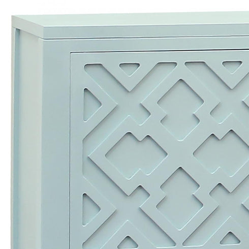 Elk Topher CABINET CREDENZA in Aqua Finish Model: 17545
