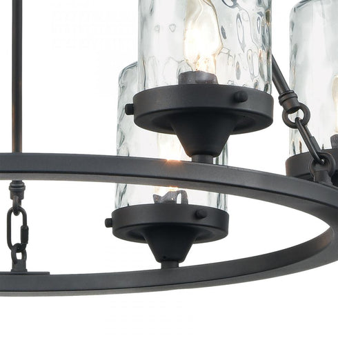 Elk Torch HANGING in Charcoal Finish Model: 45406/6