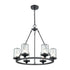 Elk Torch HANGING in Charcoal Finish Model: 45406/6