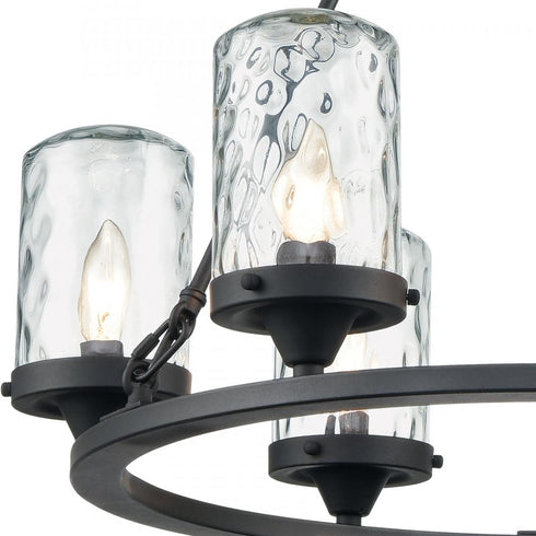 Elk Torch HANGING in Charcoal Finish Model: 45406/6