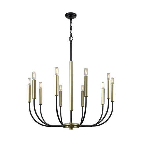 Elk Transatlantique CHANDELIER in Black Finish Model: D3545