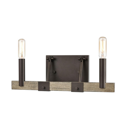 Elk Transitions VANITY LIGHT in Oil Rubbed Bronze Finish Model: 12313/2