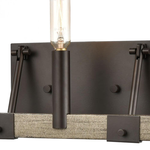 Elk Transitions VANITY LIGHT in Oil Rubbed Bronze Finish Model: 12314/3