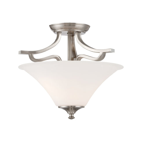 Elk Treme 2 Light SEMI FLUSH MOUNT in Brushed Nickel Finish Model: TC0020217