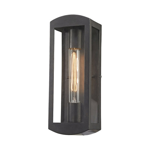 Elk Trenton SCONCE in Blackened Bronze Finish Model: 45170/1