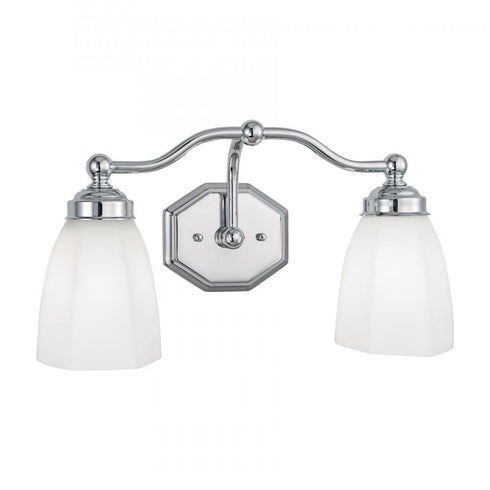 Elk Trevi 17 Inch Wide 2 Light Vanity Light in Brushed Nickel Model: 8319-CH-HXO