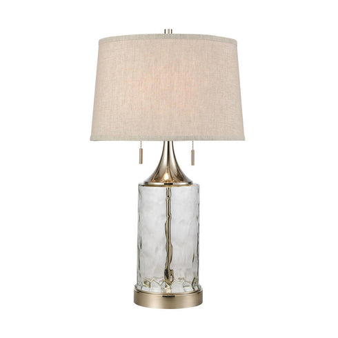Elk Tribeca 2 Light Table Lamp in Clear Finish Model: 77119
