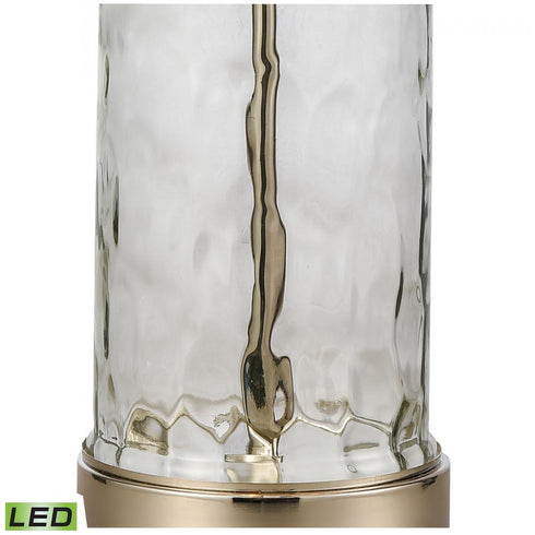 Elk Tribeca 27 Inch High 2 Light Table Lamp in Clear Includes LED Bulbs Model: 77119-LED