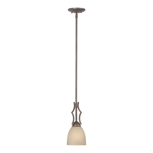 Elk Triton 1 Light MINI PENDANT in Sable Bronze Finish Model: SL893422