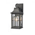 Elk Triumph 14.5 Inch High 1 Light Outdoor Sconce in Textured Black Model: 89602/1