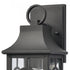 Elk Triumph 14.5 Inch High 1 Light Outdoor Sconce in Textured Black Model: 89602/1