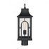 Elk Triumph 19.75 Inch High 1 Light Outdoor Post Light in Textured Black Model: 89604/1