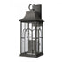 Elk Triumph 23 Inch High 3 Light Outdoor Sconce in Textured Black Model: 89603/3