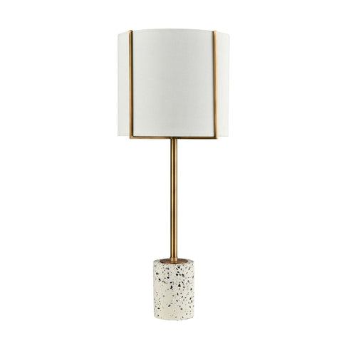 Elk Trussed TABLE LAMP in White Finish Model: D4551