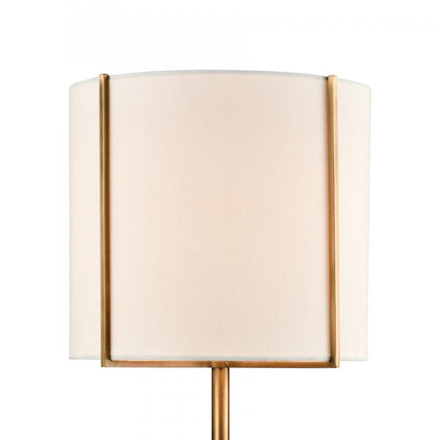 Elk Trussed TABLE LAMP in White Finish Model: D4551