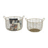 Elk Tuckernuck BOX BIN BASKET in Gold Finish Model: 351-10222/S2