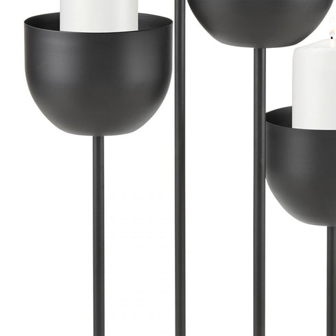Elk Tulip CANDLE CANDLEHOLDER in Matte Black Finish Model: 3200-232