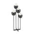 Elk Tulip CANDLE CANDLEHOLDER in Matte Black Finish Model: 3200-232