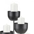 Elk Tulip CANDLE CANDLEHOLDER in Matte Black Finish Model: 3200-232