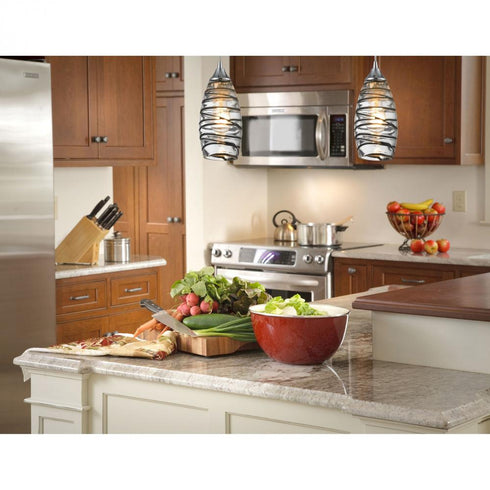 Elk Twister MINI PENDANT in Polished Chrome Finish Model: 31338/1VINW