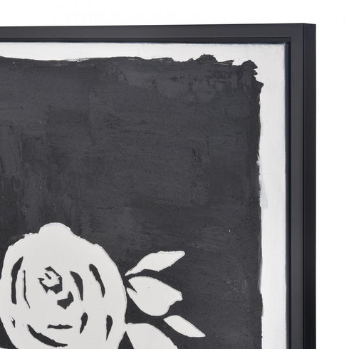 Elk Umbra Wall Framed Art in Black Finish Model: S0026-11321
