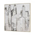 Elk Urban Mist Abstract Framed Wall Art in Off White Finish Model: S0056-10628