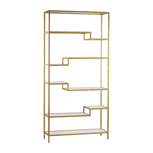 Elk Vanguard BOOKCASE SHELF in Gold Leaf Finish Model: 351-10209