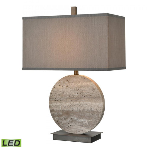 Elk Vermouth 26.5 Inch High 1 Light Table Lamp in Gray Includes LED Bulb Model: D4232-LED