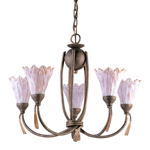 Elk Villa D'Eleganza 5 Light CHANDELIER in Olde World Finish Model: 7986/5