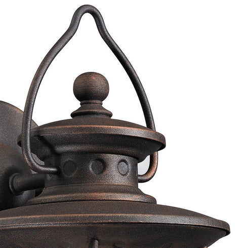 Elk Village Lantern SCONCE in Weathered Charcoal Finish Model: 47040/1