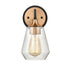 Elk Villette 6 Inch Wide 1 Light Vanity Light in Satin Brass Model: 18690/1