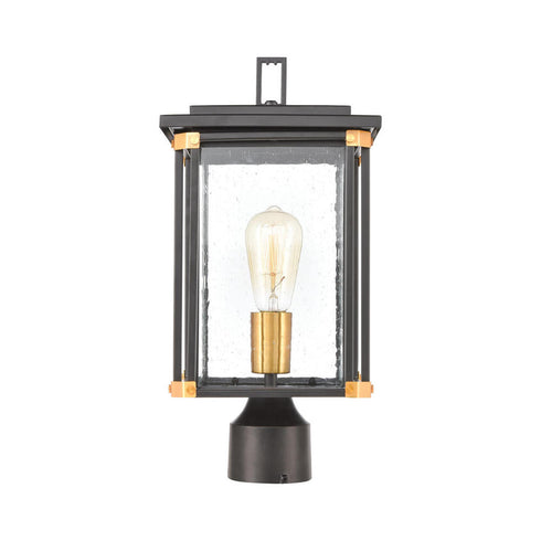 Elk Vincentown POST MOUNT in Matte Black Finish Model: 46724/1