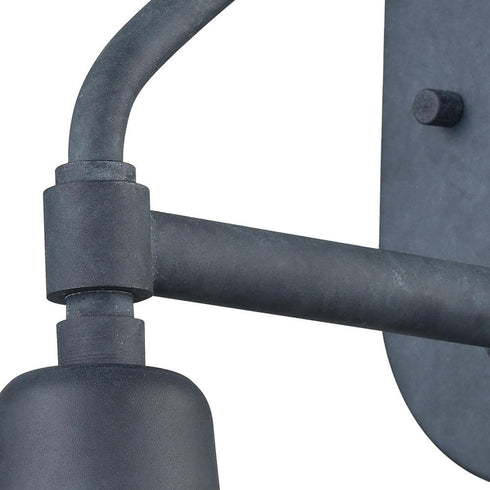 Elk Vinton Station SCONCE in Aged Zinc Finish Model: 57162/1