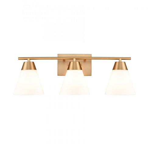 Elk Vivica 24 Inch Wide 3 Light Vanity Light in Brushed Gold Model: EC90014/3