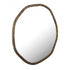 Elk Warped Wall Mirror in Aged Brass Model: H0896-10955