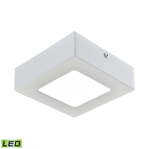 Elk Warwick 1 Light FLUSH MOUNT in Matte White Finish Model: FML6125-AC-30