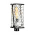 Elk Waterfall 18 Inch High 1 Light Outdoor Post Light in Matte Black Model: 1252-MB-CW