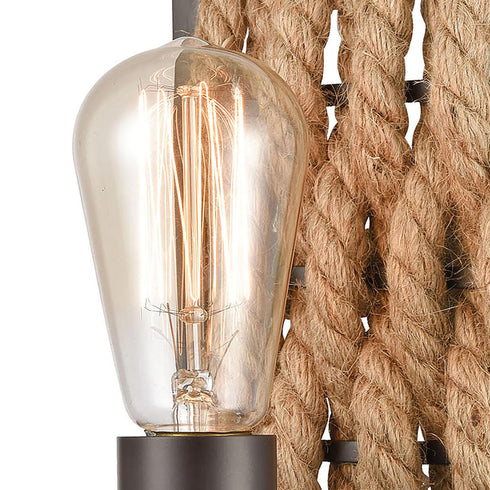Elk Weaverton VANITY LIGHT in Oil Rubbed Bronze Finish Model: 10752/1