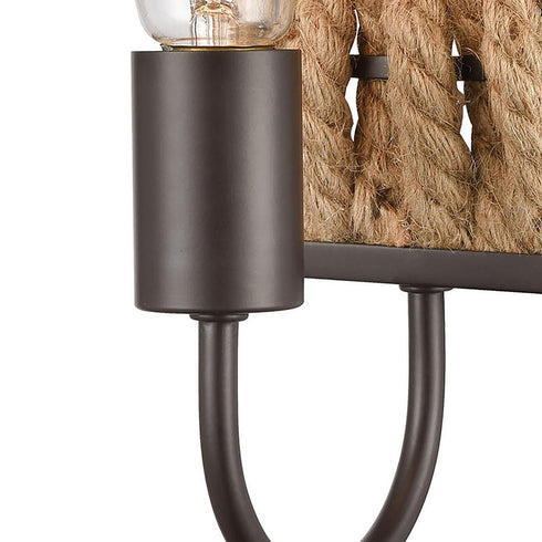 Elk Weaverton VANITY LIGHT in Oil Rubbed Bronze Finish Model: 10752/1