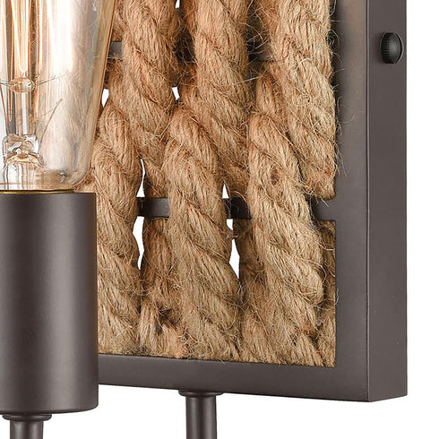 Elk Weaverton VANITY LIGHT in Oil Rubbed Bronze Finish Model: 10752/1